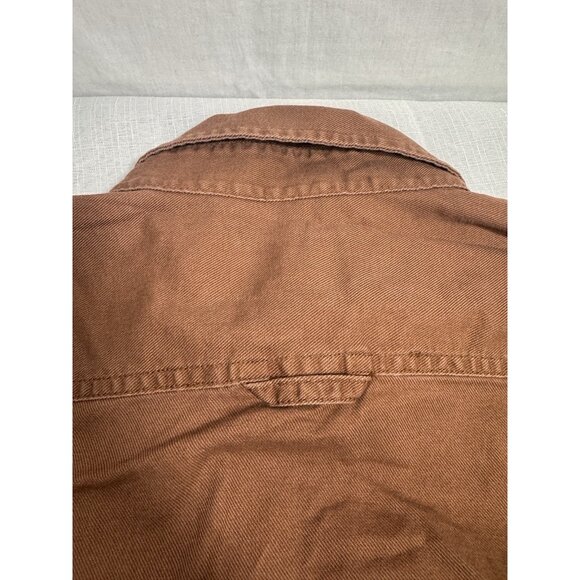 Pendleton Men’s Brown Button Front Shirt Medium Cotton Workwear Casual - Picture 8 of 10